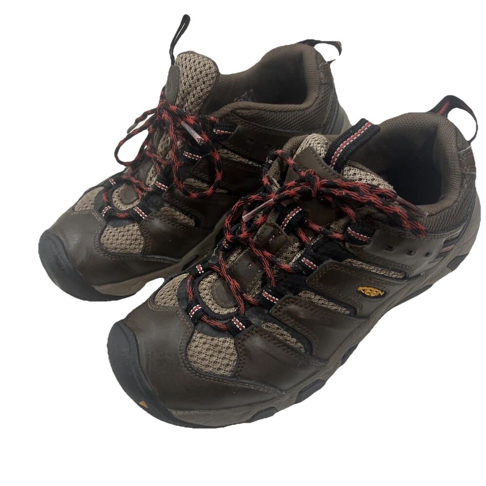 Keen Women's US Size 7 Hiking Shoes 101128  Gray Red